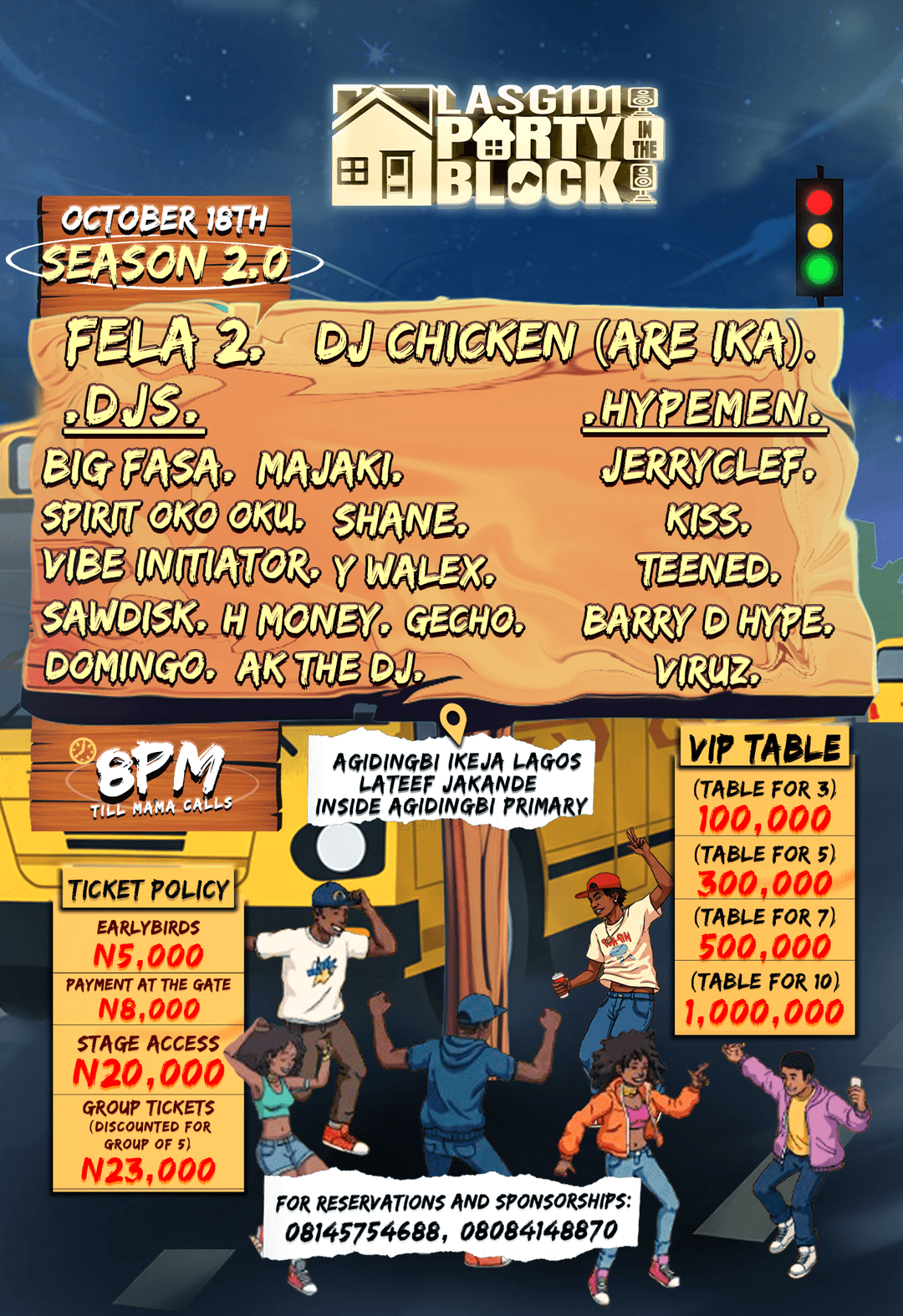 LASGIDI PARTY IN THE BLOCK 2.0