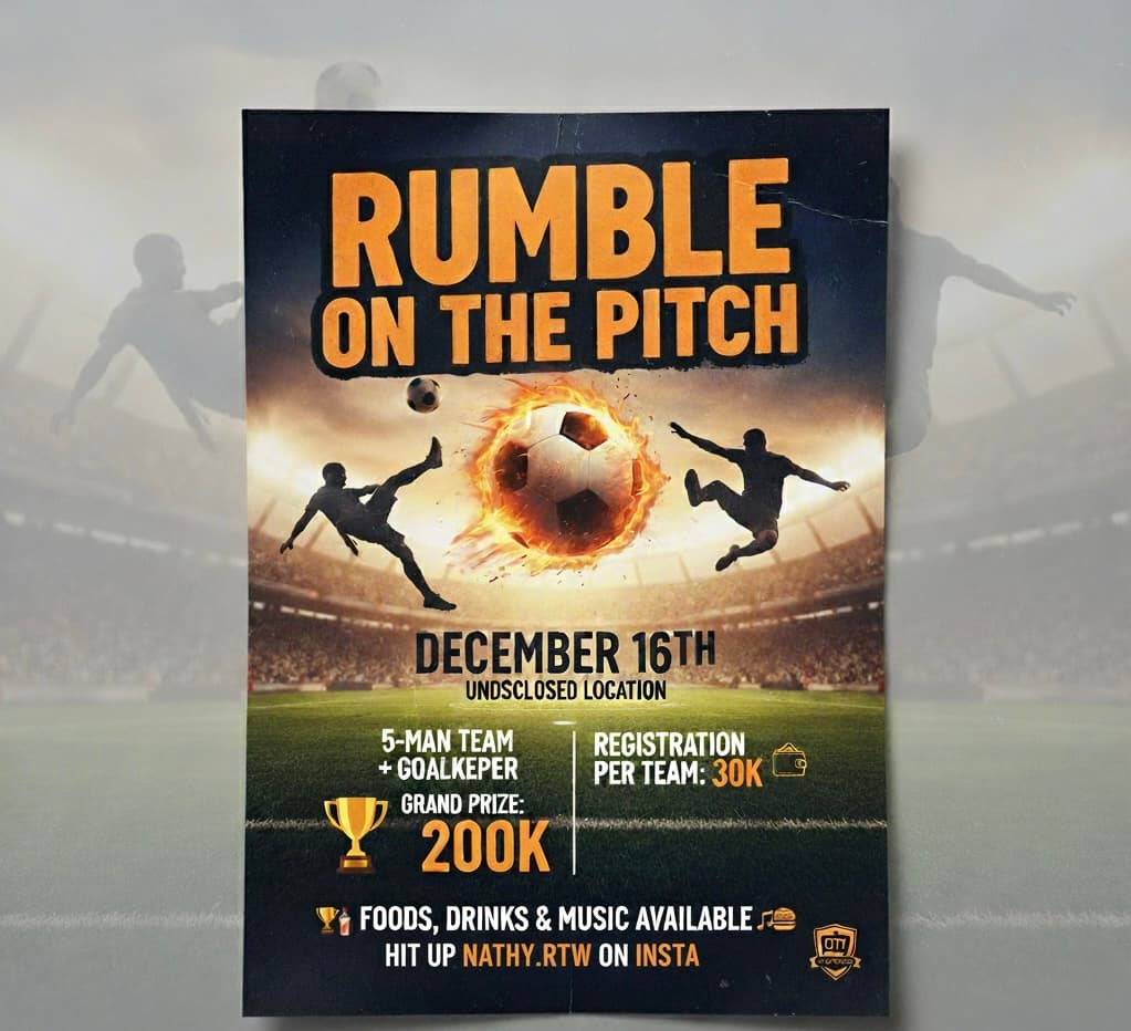 RUMBLE ON THE PITCH