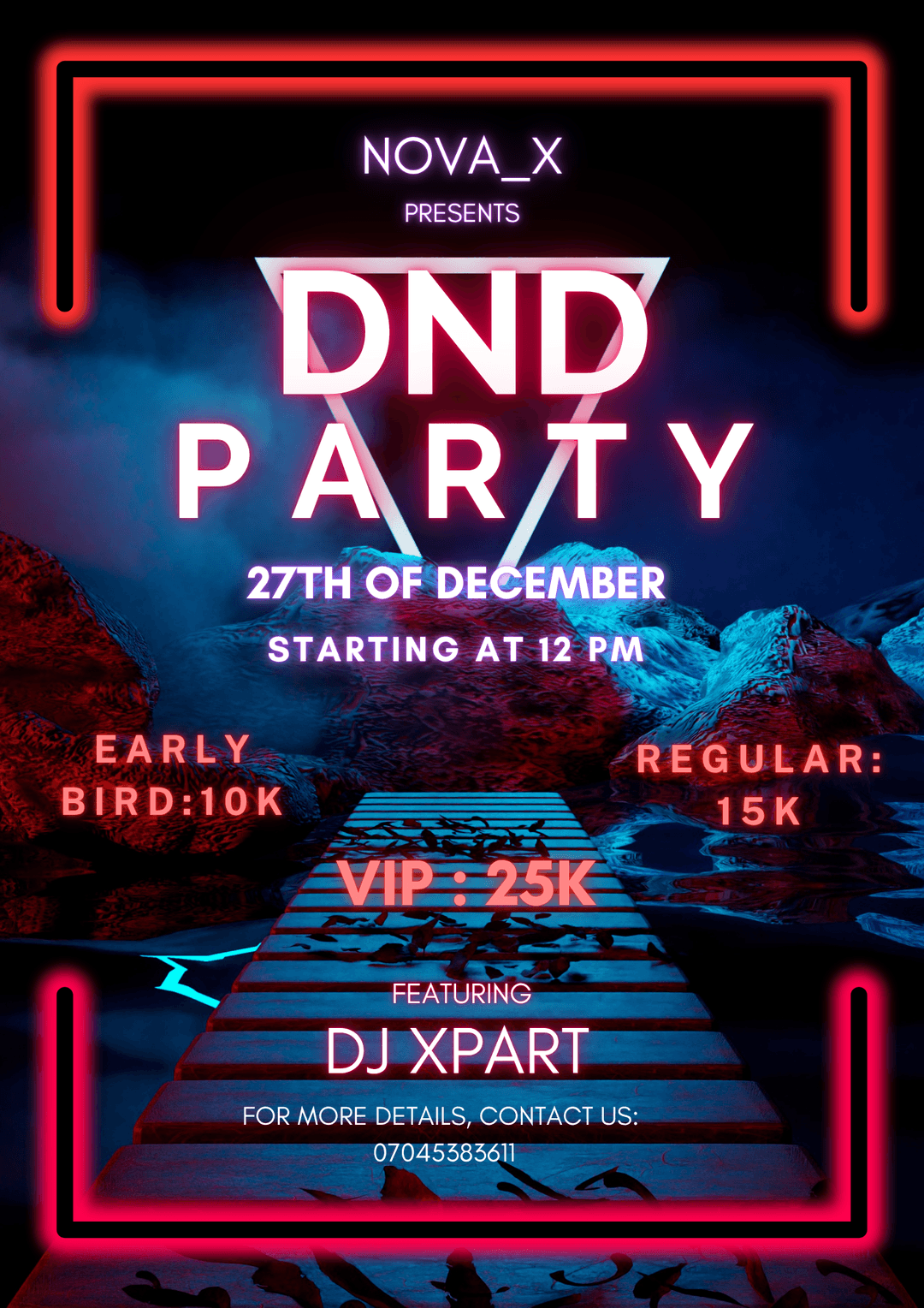 DND PARTY — No Disturbance, Just Vibes