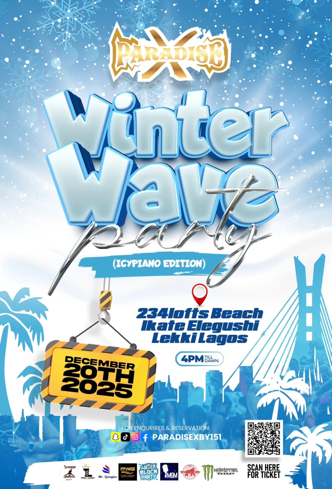 PARADISE X: Winter Wave Party (ICYPIANO edition)
