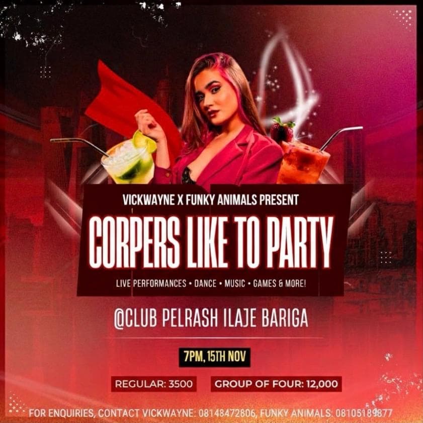 Corpers Like To Party