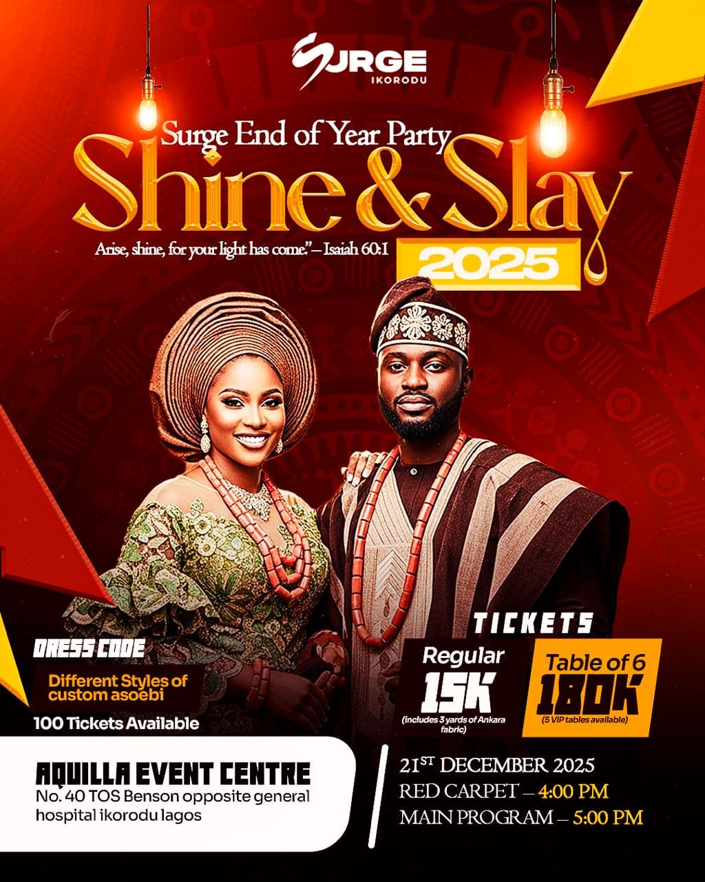 SHINE and SLAY - SURGE End of Year Party
