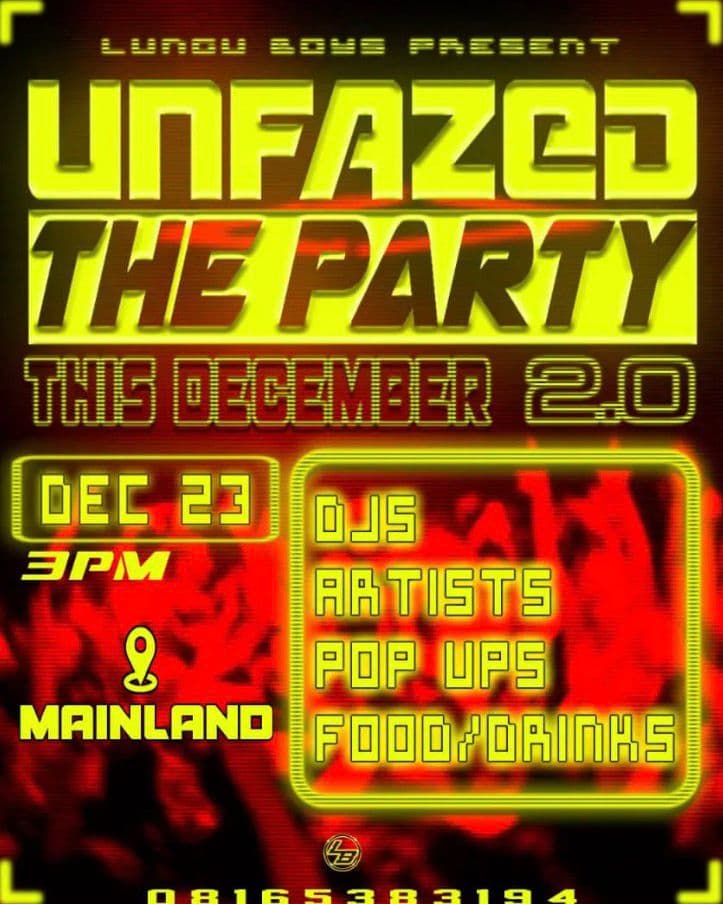 UNFAZEDTHEPARTY; December Edition