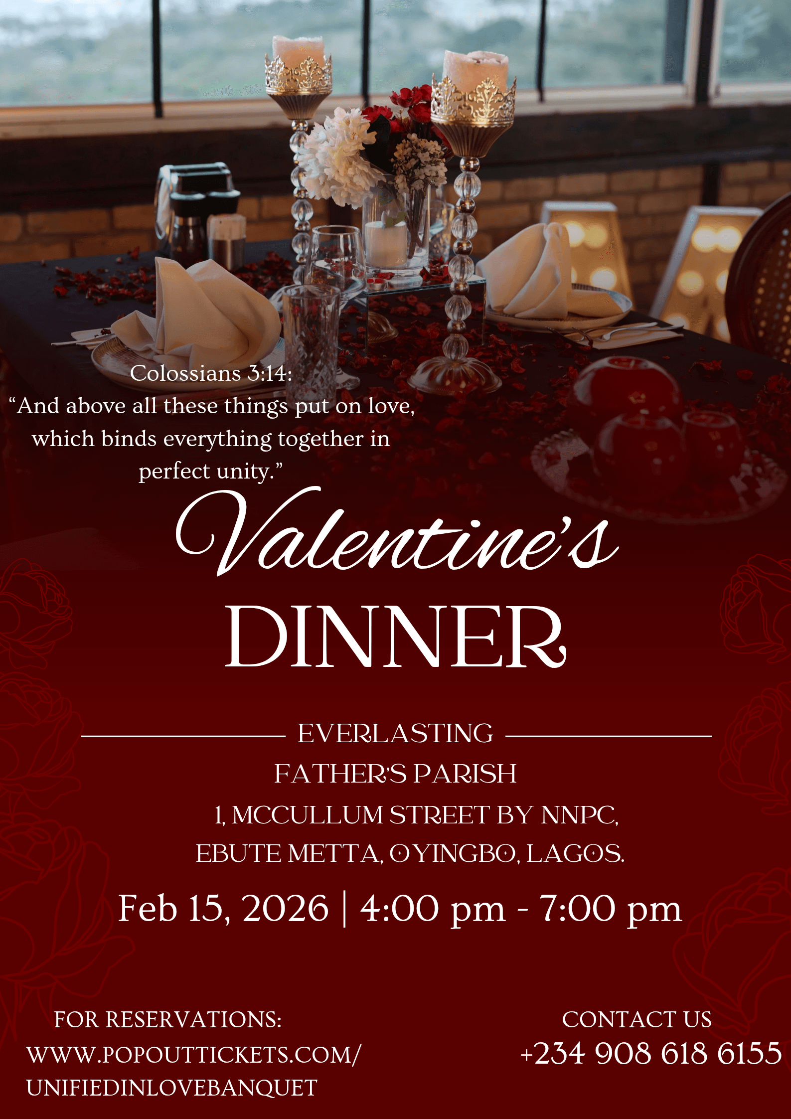 UNIFIED IN LOVE BANQUET