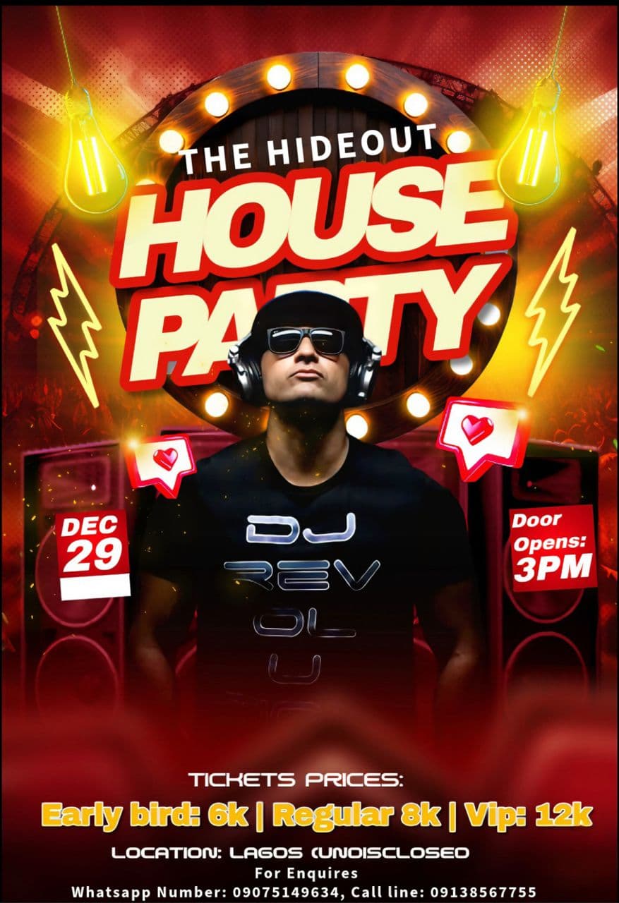 The Hideout House party