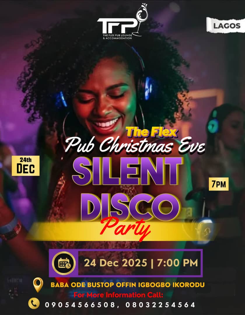 The flex pub Christmas eve silent disco
