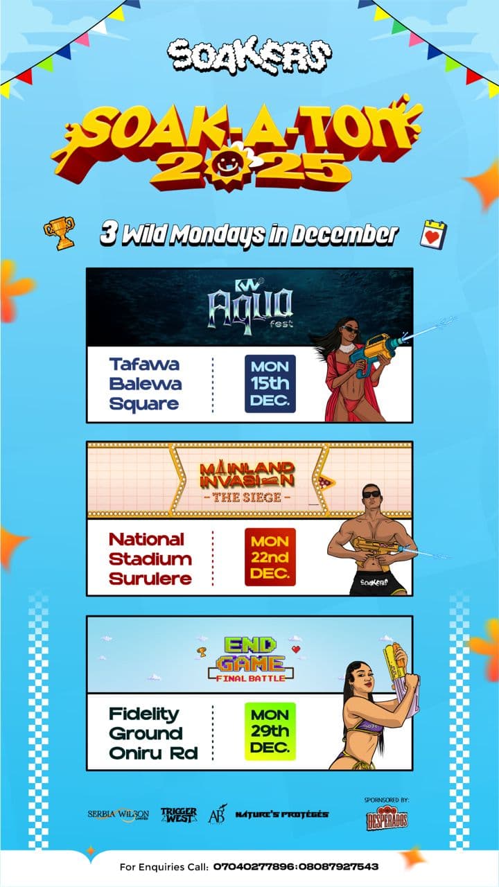SOAKERS-AQUA FEST(SOAK-A-THON)